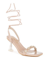 Ebina Charm Detail Spool Heels