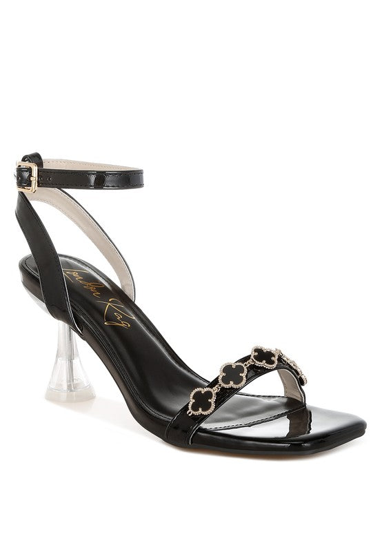 Ebina Charm Detail Spool Heels