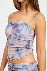 Ruffle Bow Cami Top