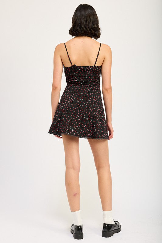 Lace Trim Slip Dress