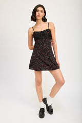 Lace Trim Slip Dress