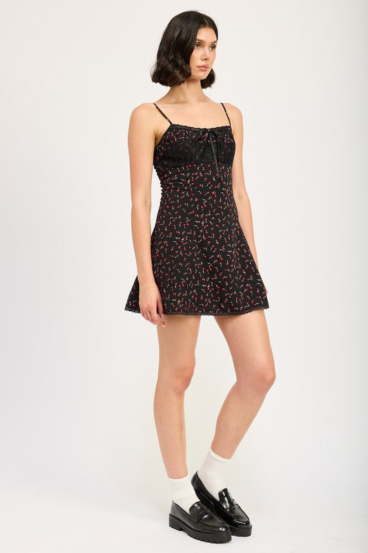 Lace Trim Slip Dress