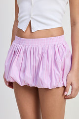 PINSTRIPE BUBBLE SKIRT