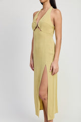 Halter Midi Dress