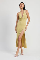 Halter Midi Dress