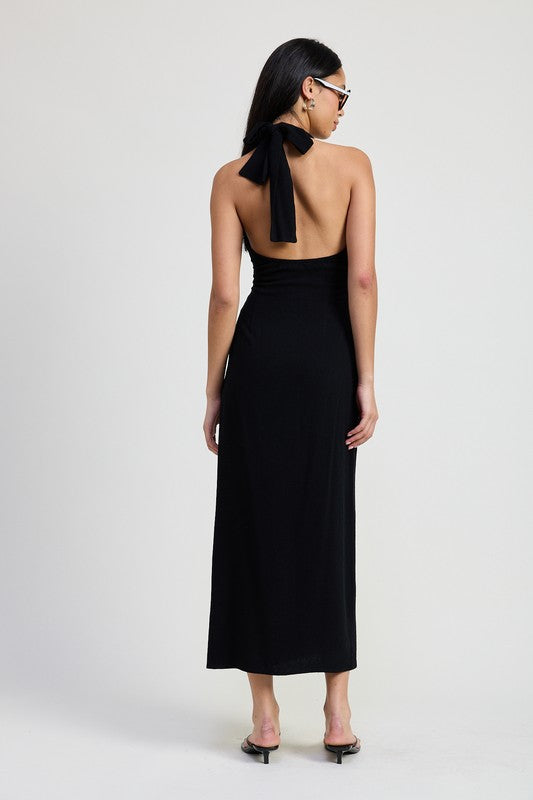 Halter Midi Dress