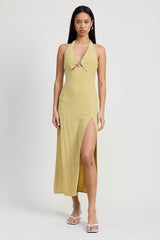 Halter Midi Dress