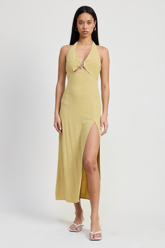 Halter Midi Dress