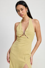 Halter Midi Dress