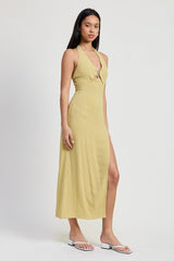 Halter Midi Dress