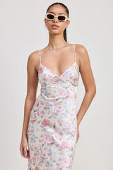Spaghetti Strap Maxi Floral Dress