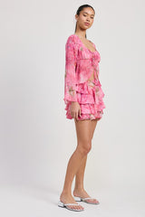 RUFFLE MINI SKIRT