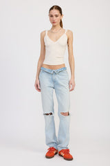 V Neck Cami Top
