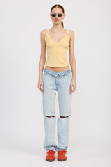 V Neck Cami Top