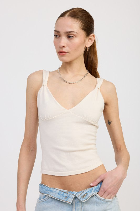 V Neck Cami Top