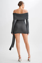 WOMEN FASHION MINI SUMMER KNIT DRESS