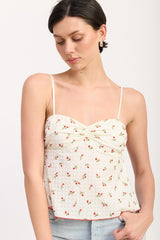 Floral Sweetheart Cami Top