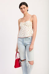 Floral Sweetheart Cami Top