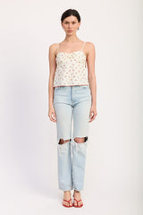Floral Sweetheart Cami Top