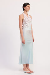 BIAS HALTER NECK TOP