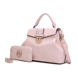 Aurora Vegan Leather Satchel and Wallet