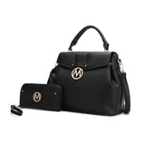 Aurora Vegan Leather Satchel and Wallet