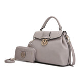 Aurora Vegan Leather Satchel and Wallet