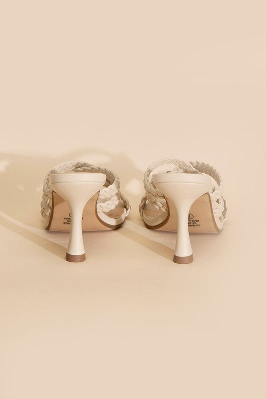 Kellan-S Double Cross Braided Heels