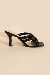 Kellan-S Double Cross Braided Heels