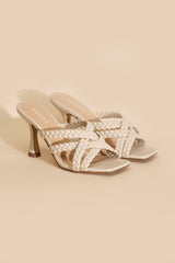 Kellan-S Double Cross Braided Heels
