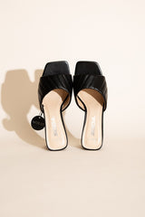 W-Nina Slide Mule Heels