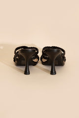 Kellan-S Double Cross Braided Heels