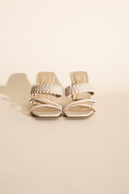 Carmen-S Braided Strap Sandal Heels