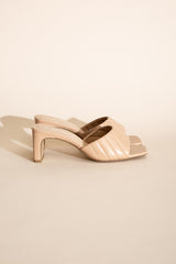 W-Nina Slide Mule Heels