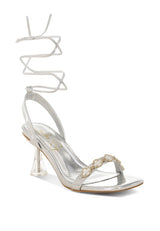 Ebina Charm Detail Spool Heels