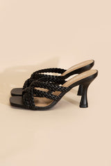 Kellan-S Double Cross Braided Heels