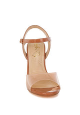 Kessel Tinted Clear Strap Block Heel Sandals