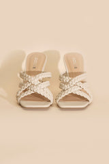 Kellan-S Double Cross Braided Heels